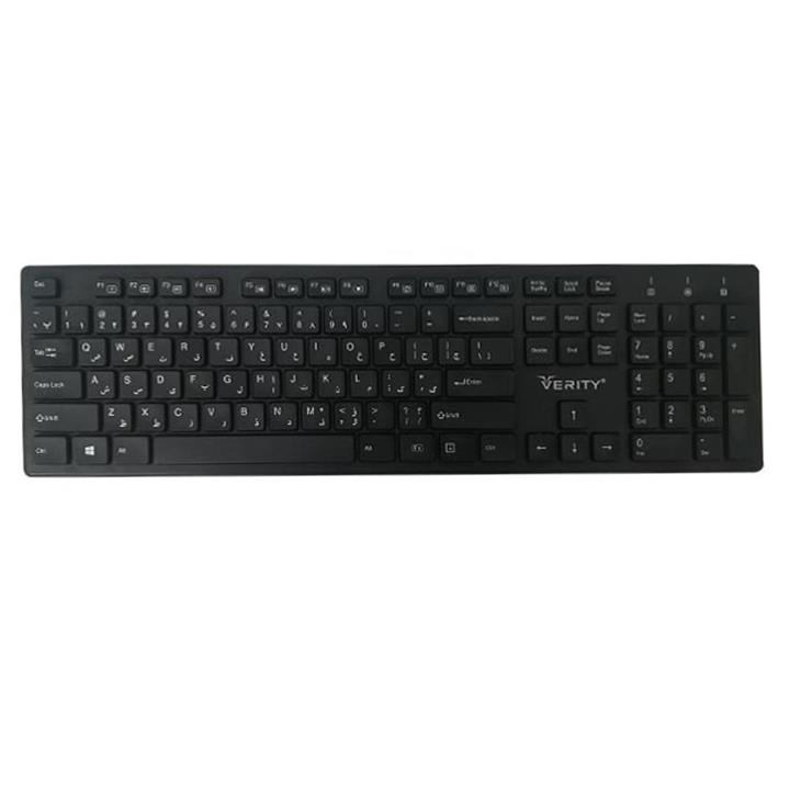 کیبرد بیسیم Verity مدل V-KB6112W-N